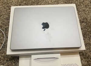 Space Gray Apple MacBook Pro Laptop 14 INCH (512 SSD, M1 Pro, 16GB) - with box and all original accessories and paperworks plus warranty