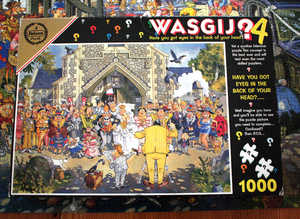 Wasgij Retro jigsaw puzzle #4 A Day to Remember! 1000 pieces.Can be posted.