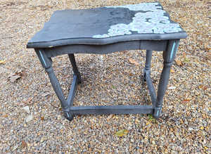Little Black Painted Occasional Table