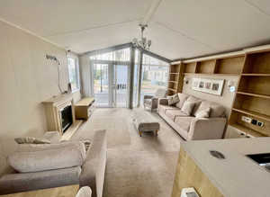 Lodge for sale on 50 week season White Rose Holiday Park, Thirsk, North Yorkshire. Pet friendly fees included