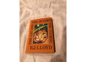 Vintage Rare Book, 1987, The Cat & the Cuckoo - Ted Hughes - Illustrated, 1st Ed