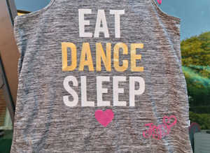 Teenage Girls Fitness Top As New