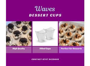 Brand New Wave Dessert Cups for Sale, at Discount Prices