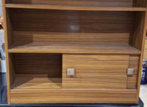 Vintage Display Unit With Small Cupboard