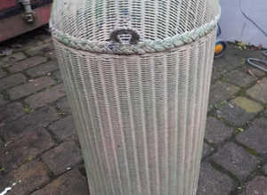 1940's Vintage Lloyd Loom Linen Basket