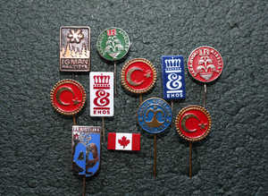 11 Pin Badges. Can be posted