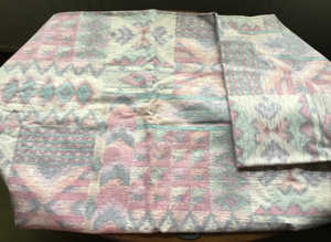 Vintage quilt cover for double bed and 2 pillowcases