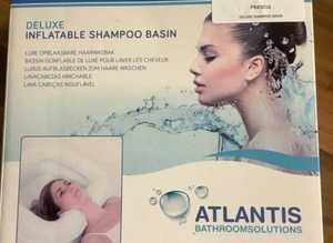 Deluxe inflatable shampoo basin