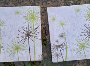 Pair Of 8 Inch Canvas Wall Prints New
