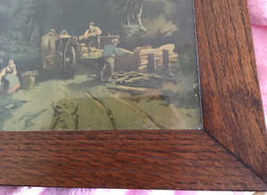 Antique framed picture