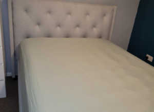 Electric ottoman bed and mattress