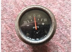 Vintage, Tim, Metal, Japanese Amp Meter, -30 to +30 Amps - Classic Cars, Vehicles