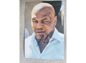 Genuine, Signed, 6"x9" Photo, Mike Tyson (Boxing, Sportsman, Films) Plus COA