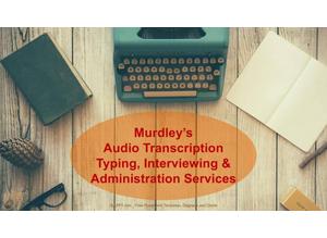Audio Transcription, Typist, Writer, Assessor, Invigilator,  Selection & Interview,, FB Advertising