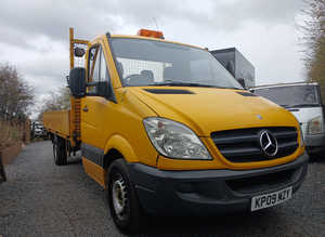 2009 Mercedes-Benz Sprinter 311 CDI LWB Dropside Lorry (09 Reg) 2.1 Diesel (110 BHP) 6 SPEED, 1 FORMER keeper,