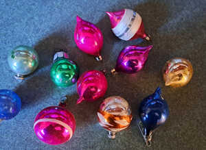 Vintage Christmas Baubles
