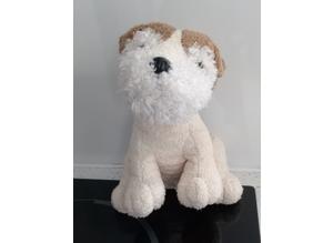 Russ Berrie: Small Dog Soft Toy Named "Trixie".
