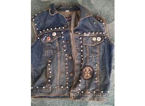 Vintage Rock and Roll Jean Jacket - 40+ years old - CHATHAM COLLECTION ONLY