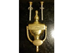 Victorian small door knocker made of brass
