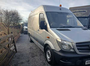 2015 Mercedes-Benz Sprinter 313 CDI MWB VAN (65 Reg) 2.1 Diesel, (130 BHP) 6 Speed Silver, 1  Former keeper