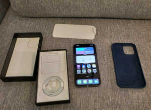 Unlocked Apple iPhone 13 Pro Max 1TB - Sierra Blue-In box with warranty from apple warranty