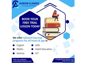 Tutors for all levels & age in Maths, Science, English, ICT, Adult Education & SAT's.