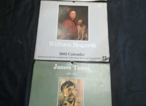 Retro 1980's Large Art Callendars X 3