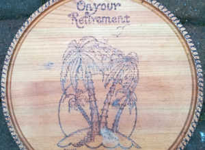 Hand Crafted RETIREMENT Gift