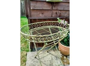 Beautiful French Style Metal Garden Table
