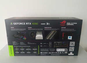 In Hand Sealed Box  ASUS ROG Strix GeForce RTX 4090 OC 24GB Graphics Card - RGB Lighting, G-SYNCFreeSync Compatible PCI Express 4.0 x16,90YV0ID0-M0AA0