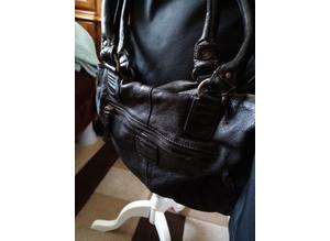 A Legend Tarsia leather shoulder bag