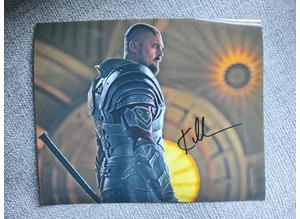 Genuine, Signed, 10"x8", Photo by/of Karl Urban (Thor: Ragnarok "Skurge") + COA