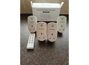 Programmable Remote Outlets, 4 outlets with Remote Control