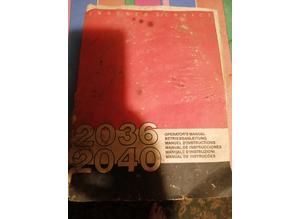 Jonsered chainsaw Manuel 2036 /2040 rare