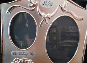 25th Wedding Anniversary Gift Photo Frame