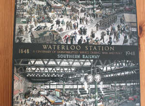 Jigsaw Puzzle Waterloo Station 1848 - 1948 War & Peace Gibson's 1000 Piece