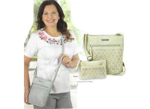 NEW Beige Moda Nova Florence Cross-Body bag. Can be posted