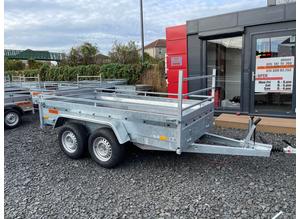 BRAND NEW 8,4ft x 5ft TWIN AXLE MASTER TRAILER WITH A LADDER RACK 1300KG BRAKED