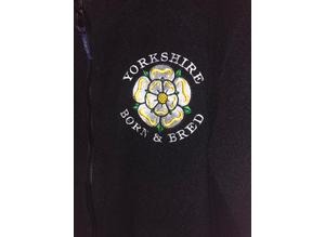 Yorkshire Born & Bred black fleece sz XL