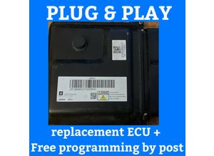 Plug & Play Vauxhall Astra J ECU 55579443 MB + Programming by post