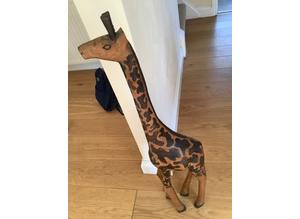 Freestanding handmade giraffe