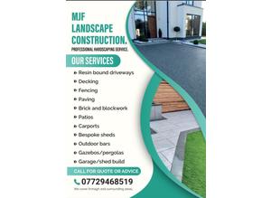 MJF Landscape Construction.