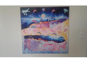 Iam a artist. I paint oil paintings, murals and commissions for paintings.  Murals for homes, businesses, pre schools.