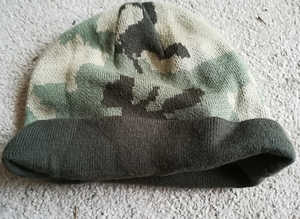 Camouflaged Wool Hat