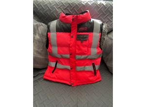 Hill and Woods fluorescent riding Body warmer