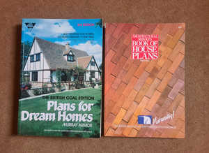 2 HOUSE PLAN BOOKS