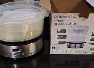 Ambiano Digital Electric Food Steamer Boxed