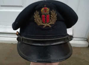 Dutch Amsterdam Fire Brigade 1950's Hat
