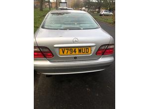 Mercedes Clk, 1999 (V) silver coupe, Automatic Petrol, 72,000 miles