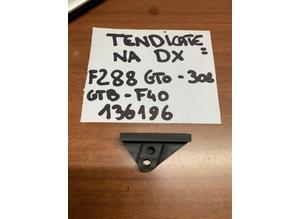 Left tension pad for Ferrari F40, 288 Gto, 308 Gtb